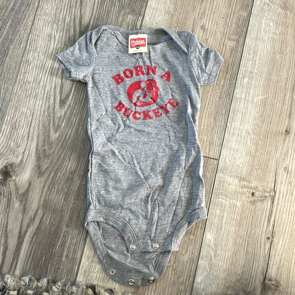 Homage Ohio State Onesie
